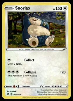 EX-NM Snorlax - (Cosmos Holo) Promo 141/192 Pokemon TCG - Image 1