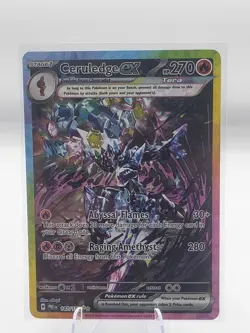 Pokemon Ceruledge ex Sv: Prismatic Evolutions SIR Holo 147/131 270 HP EN - Image 1