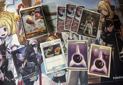 Pokemon Card Bulk Lot Vintage Collection with Deck Boxes Playmat and Sleeves - Image 4