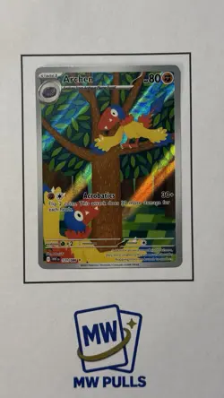 Pokemon Archen 131/086 Sv: White Flare Illustration Rare Holo TCG - Image 1