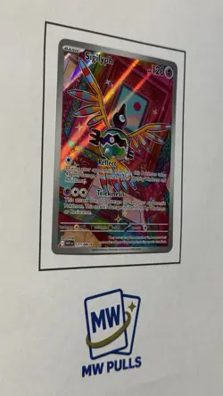 Pokemon Sigilyph 121/086 Sv: White Flare Illustration Rare Full Art Holo TCG - Image 3