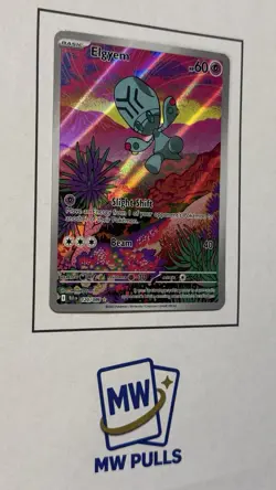 Pokemon Elgyem 120/086 Sv: Black Bolt Illustration Rare Full Art Holo TCG - Image 2
