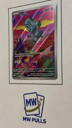 Pokemon Elgyem 120/086 Sv: Black Bolt Illustration Rare Full Art Holo TCG - Image 3