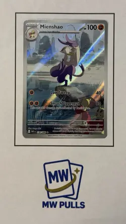 Pokemon Mienshao 134/086 SV11W: White Flare Illustration Rare Holo TCG - Image 1