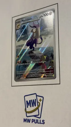 Pokemon Mienshao 134/086 SV11W: White Flare Illustration Rare Holo TCG - Image 3