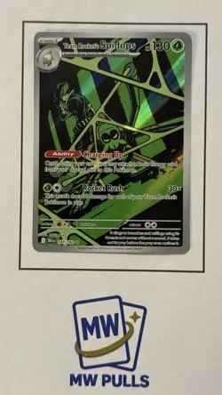 Pokemon Team Rocket's Spidops 187/182 Sv10: Destined Rivals Illustration Rare H… - Image 1