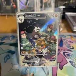 2024 Pokemon Excadrill SV Temporal Forces Illustration Rare #174/162 Near Mint - Image 1