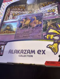 Pokemon TCG: Scarlet & Violet 151 Alakazam EX Collection Box NEW FACTORY SEALED - Image 2