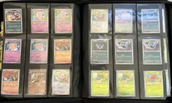 Pokemon 151 Complete BASE Set 1-165 Holo/RH/Base/EX+Promos and New Binder - Image 5