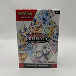 Pokemon TCG Prismatic Evolutions Booster Bundle - New Factory Sealed - 6x Packs - Image 5