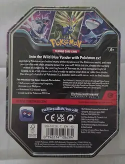 Pokemon Azure Legends Tin Dialga ex International Version Factory Sealed - Image 2