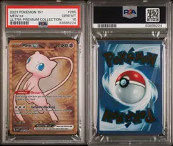 Pokemon 151 Mew ex Metal Promo 205/165 Hyper Rare Ultra Premium PSA 10 Gem Mint - Image 5