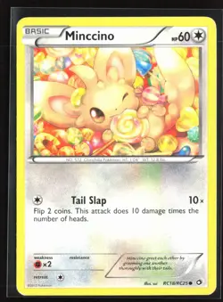 Pokemon TCG - Minccino Holo Common Legendary Treasures: Radiant Collection RC18/ - Image 1