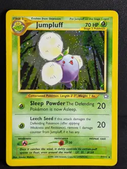 Pokemon TCG - Jumpluff Neo Genesis 7/111 Holo Rare NM- - Image 1
