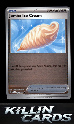 Reverse Holofoil Jumbo Ice Cream 091/094 Pokemon Uncommon ME02: Phantasmal Flame - Image 1