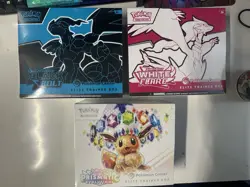 Prismatic Evolutions Black Bolt White Flare Pokemon Center Exclusive ETB Sealed - Image 1