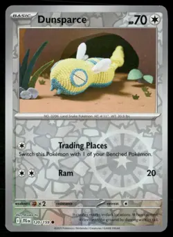 Dunsparce 120/159 Common Journey Together Pokemon Reverse Holo Near Mint - Image 1