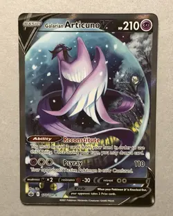 Pokemon TCG Galarian Articuno V 170/198 Chilling Reign Alt Art English 2021 - Image 1