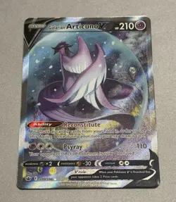 Pokemon TCG Galarian Articuno V 170/198 Chilling Reign Alt Art English 2021 - Image 2
