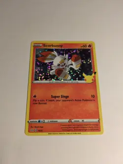 Pokemon TCG Scorbunny McDonald's Promos 16/25 Holo Promo Promo - Image 1