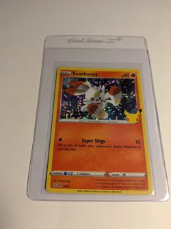 Pokemon TCG Scorbunny McDonald's Promos 16/25 Holo Promo Promo - Image 3