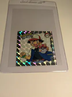 Pokemon Artbox Series 1 PRIZM Stickers Ash Pr30. - Image 1
