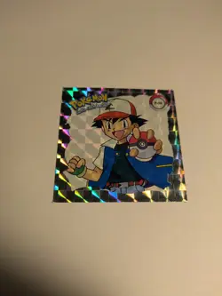 Pokemon Artbox Series 1 PRIZM Stickers Ash Pr30. - Image 2