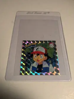 1999 Artbox Pokemon Series 1 Sticker Pr07 Ash - Image 1