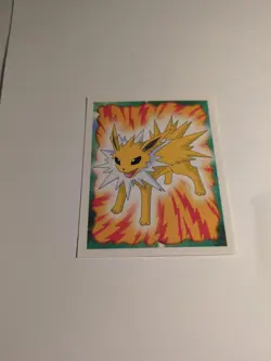 POKEMON SERIES 1, MERLIN TOPPS STICKER # 135, JOLTEON, YEAR 1999 - Image 2