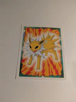 POKEMON SERIES 1, MERLIN TOPPS STICKER # 135, JOLTEON, YEAR 1999 - Image 3