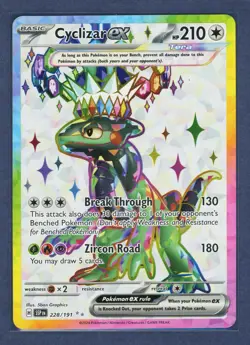 Cyclizar ex 228/191 Ultra Rare Surging Sparks Pokemon Near Mint - Image 1