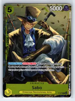 Sabo (Tin Pack Set Vol. 2) P-073 One Piece Promotion Cards One Piece Foil NM - Image 1
