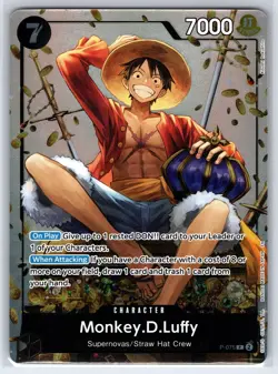 Monkey.D.Luffy P-075 One Piece Promotion Cards One Piece NM - Image 1