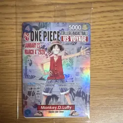 One Piece College Basketball Limited Edition Gonzaga Basketball Trading Card - Image 1