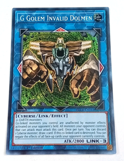 G Golem Invalid Dolmen Blcr-En044 Holo 1st Edition Yu Gi Oh Card 2020 - Image 1