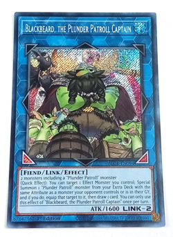 Blackbeard The Plunder Patroll Catain Blcr-En094 Holo Yu Gi Oh Card 2020 - Image 1