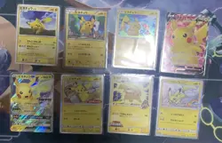 Pokemon Cards Pikachu 8-Card Set - Image 1