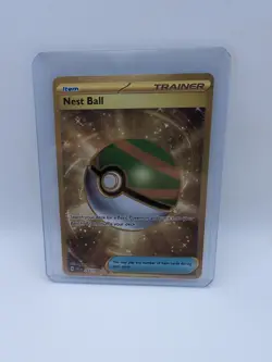 Nest Ball 255/198 Gold Hyper Rare HR - Scarlet & Violet - Pokemon TCG NM - Image 1
