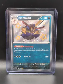 Kingambit 187/091 - SHINY RARE - Paldean Fates - Shiny Vault - Pokemon TCG - NM - Image 1