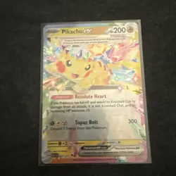 Pokemon Pikachu ex 057/217 Ascended Heroes Double Rare Full Art Holo English - Image 1