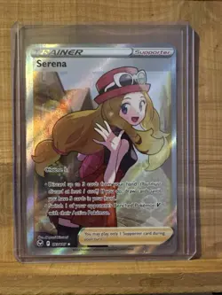 Pokemon TCG Serena (Full Art) Silver Tempest 193/195 Holo Ultra Rare - Image 1