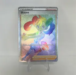 Shauna - 278/264 - Pokemon TCG: Fusion Strike - Rainbow Trainer Secret Rare - NM - Image 1