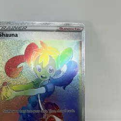 Shauna - 278/264 - Pokemon TCG: Fusion Strike - Rainbow Trainer Secret Rare - NM - Image 2