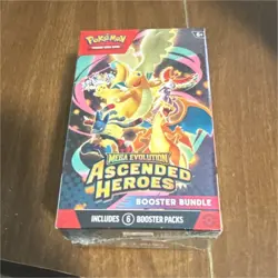 Pokemon Mega Evolution—Ascended Heroes Booster Bundle Sealed Box 6 Booster Packs - Image 1