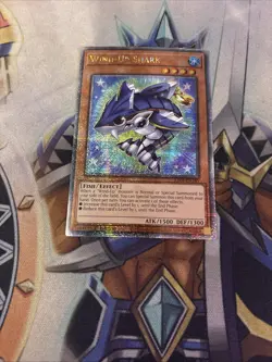 Yugioh! Wind Up Shark RA04-EN180 QCR Quarter Century Secret Rare NM - Image 1