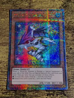 Yugioh Wind Up Shark RA04-EN180 QCSR Quarter Century Secret Rare NM - Image 1