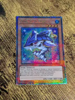 Yugioh Wind Up Shark RA04-EN180 QCSR Quarter Century Secret Rare NM - Image 2