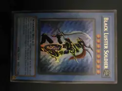 Yu-Gi-Oh Black Luster Soldier SYE-024 Ultra Rare 1st Edition excellent ungraded - Image 1
