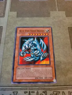 YUGIOH BLUE-EYES TOON DRAGON SDP-020 COMMON UNLIMITED ED NM 1996 - Image 4