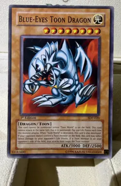 Blue-Eyes Toon Dragon SDP-020 1st Edition Yu-Gi-Oh LP Vintage - Image 1